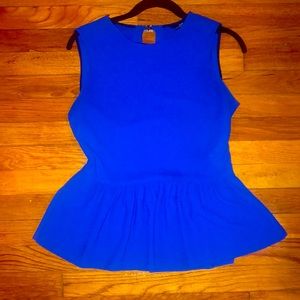 Zara royal sleeveless top